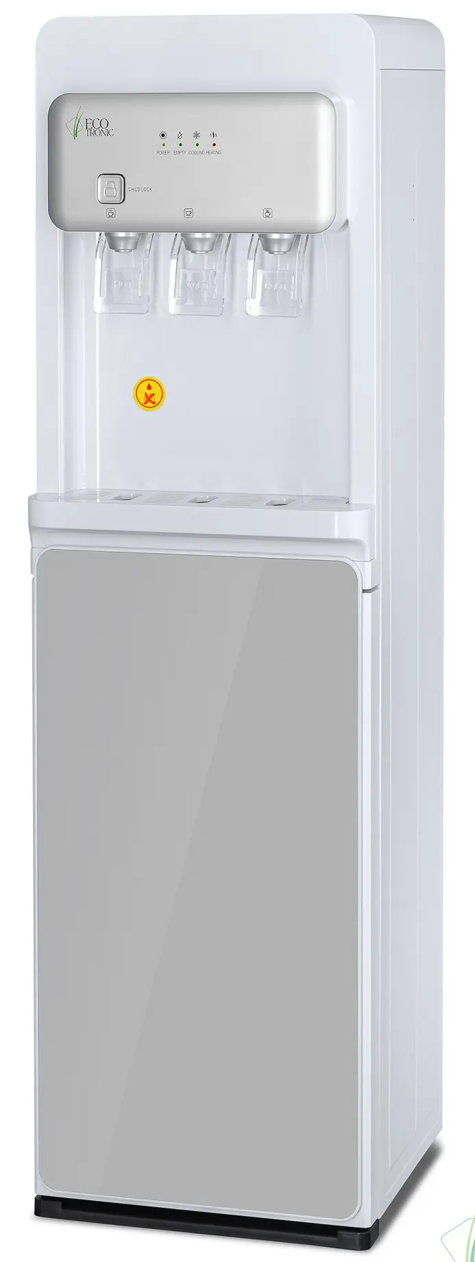 Кулер Ecotronic K43-LXE white-silver
